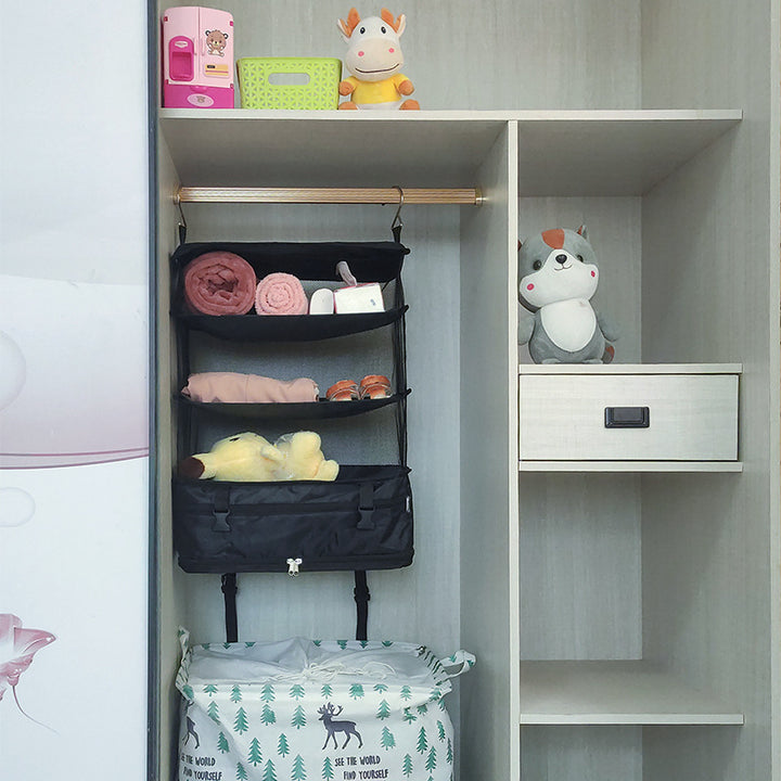 Damen Organizer für den Kleiderschrank mit atmungsaktiven Netzfächern Karnz