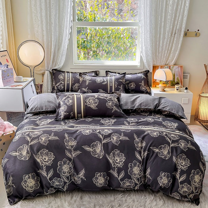 Blumenmuster Komforter Set