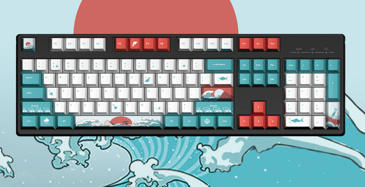 Ozean-Themen Mechanische Tastatur Karnz
