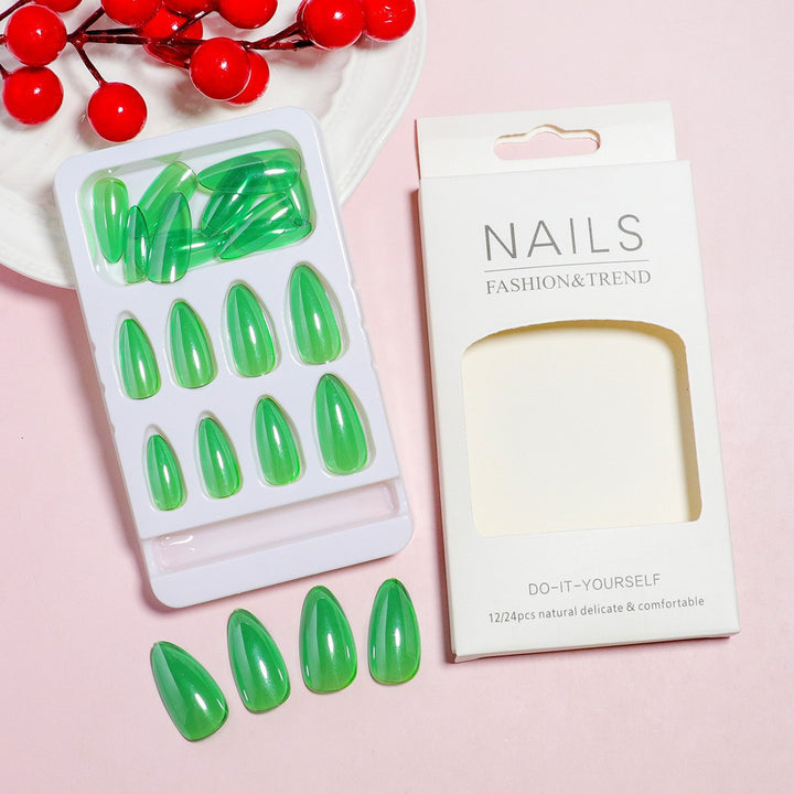 Glänzendes Faux-Nagel-Set Karnz