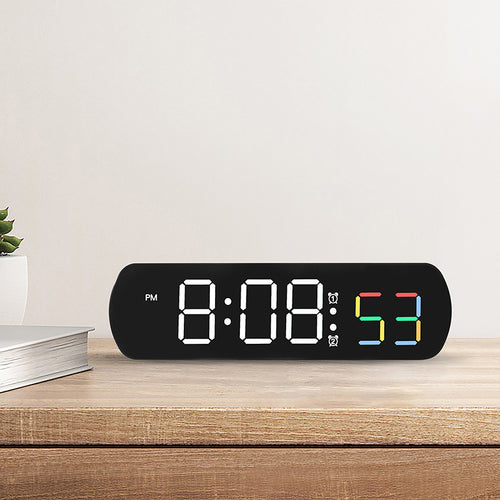 Digitaler Funkwecker mit mehrfarbigem LED-Display Karnz