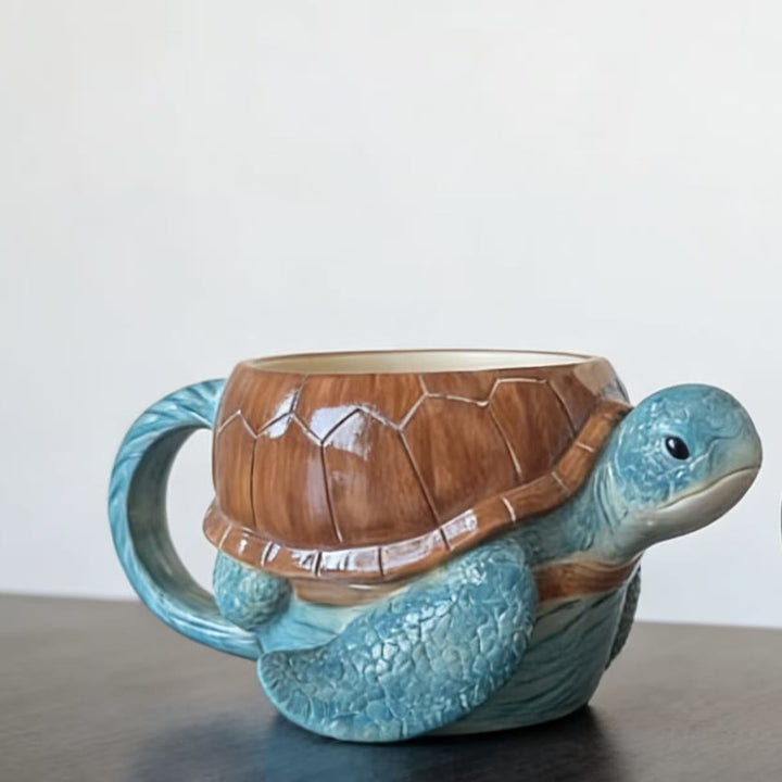 Kaffeetasse mit Schildkröten-Design Karnz