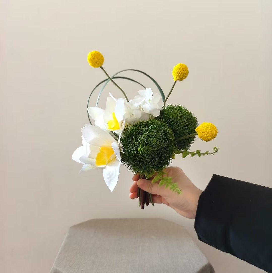 Elegante dekorative Orchideenarrangement