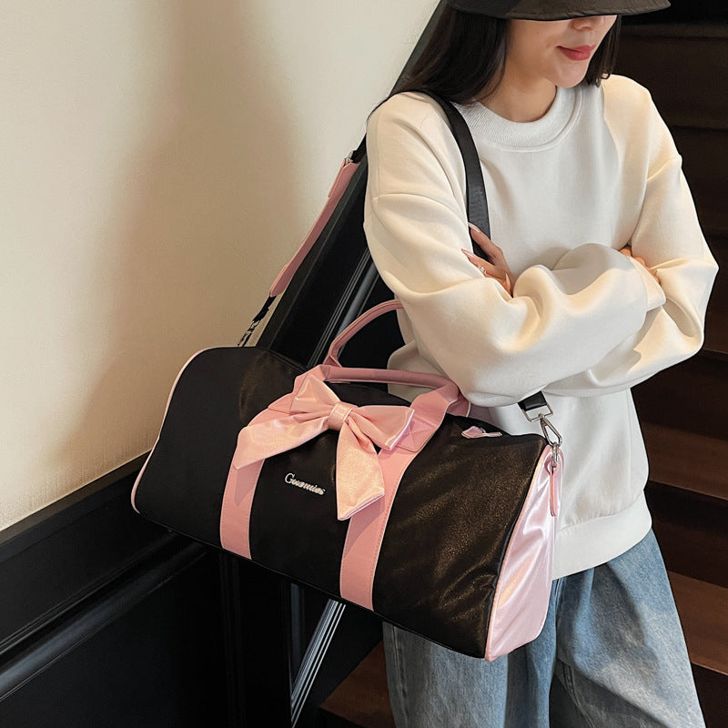 Elegante Schleifen-Akzent Duffel-Tasche Karnz