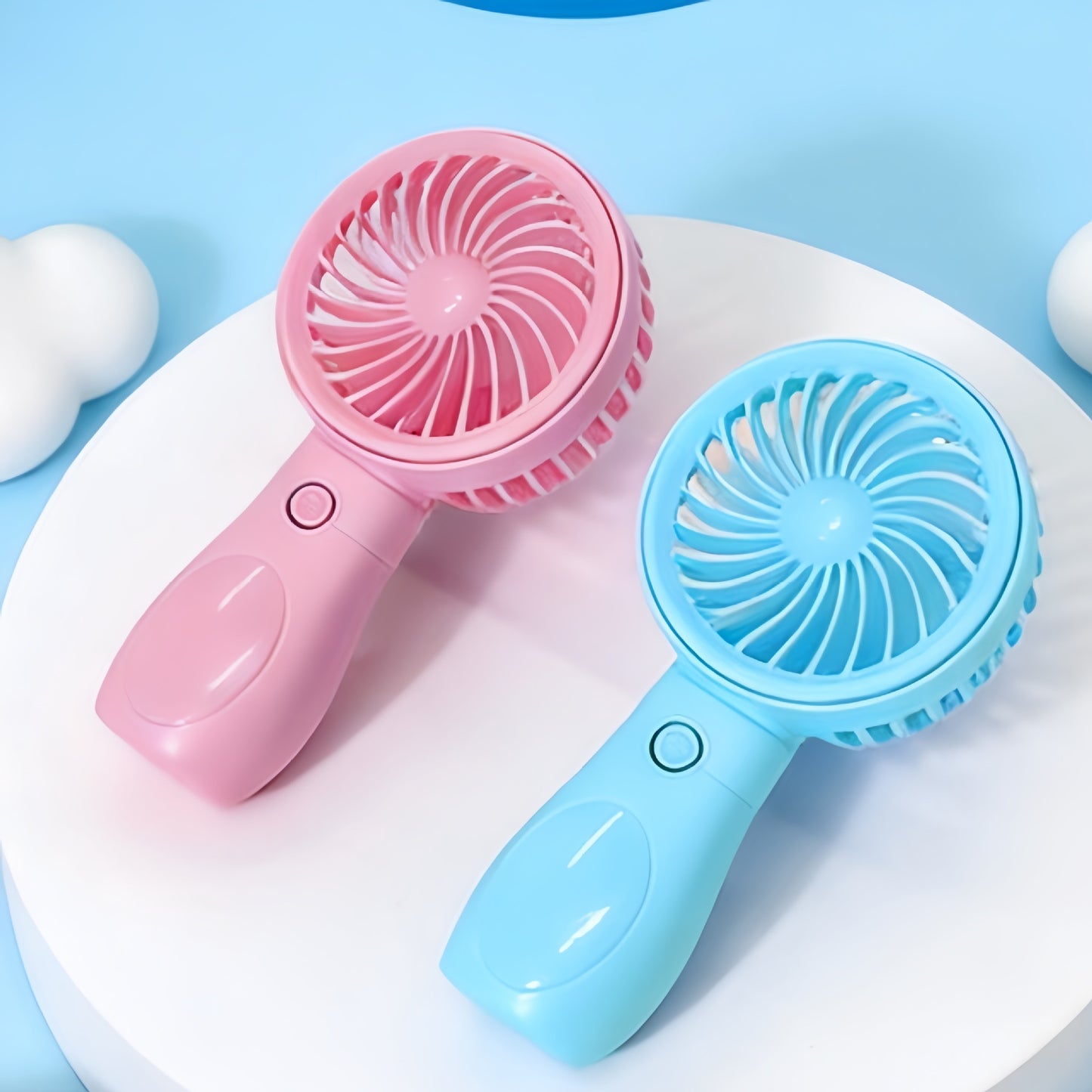 Damen Tragbarer Mini-Handventilator mit USB-Ladefunktion Karnz
