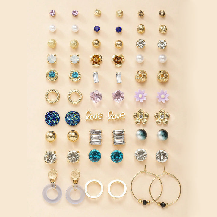 Ohrring-Set mit Vielfältigen Motiven Karnz