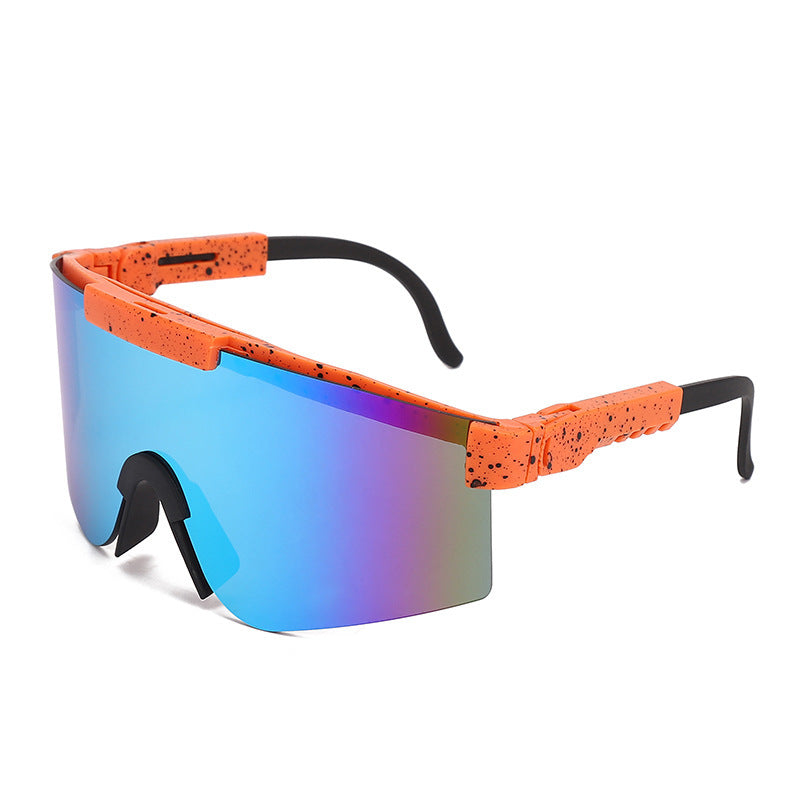 Damen Sportliche Statement-Sonnenbrille im modernen Design Karnz