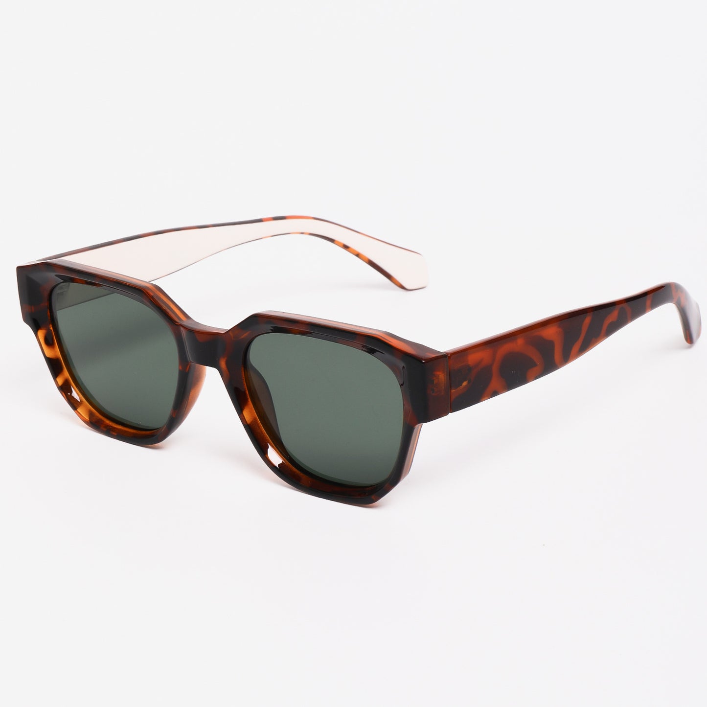 Damen Sonnenbrille im ausgefallenen Sechseckrahmen mit UV-Schutz Karnz