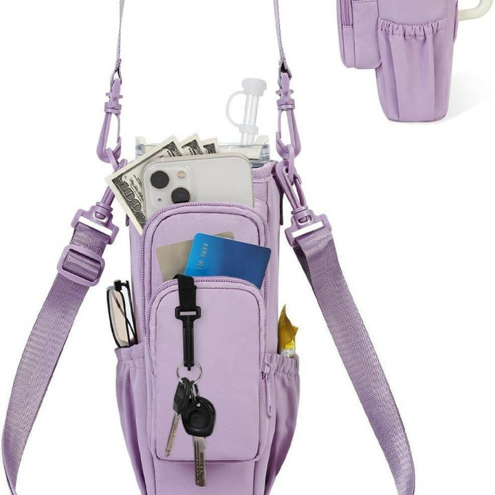 Praktische und Stilvolle Umhängetasche mit Isoliertem Getränkefach Karnz