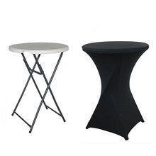 Stehender Eventtisch mit eleganter Hülle Karnz