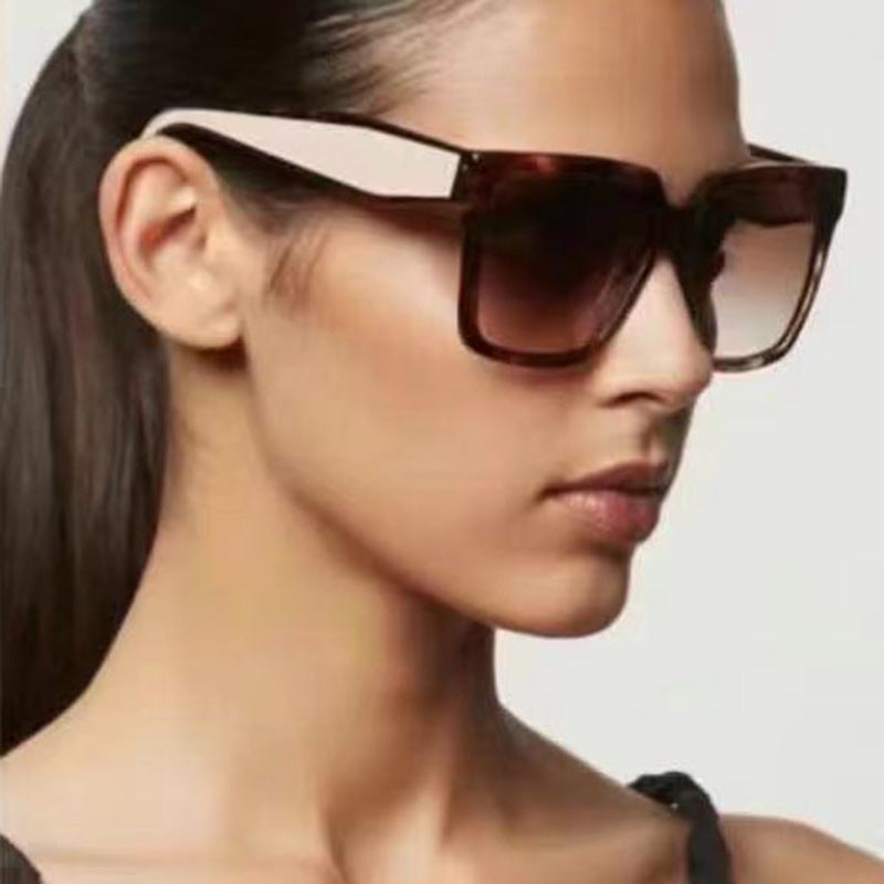 Damen optische Sonnenbrille im einzigartigen Schildkrötenmuster mit UV-Schutz Karnz
