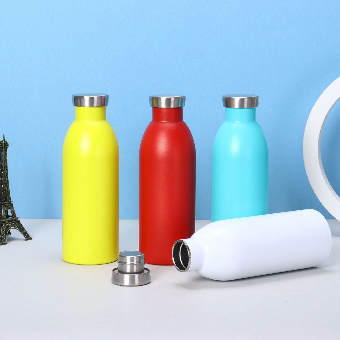 Damen nachhaltige Edelstahl Trinkflasche mit optimaler Isolierung Karnz