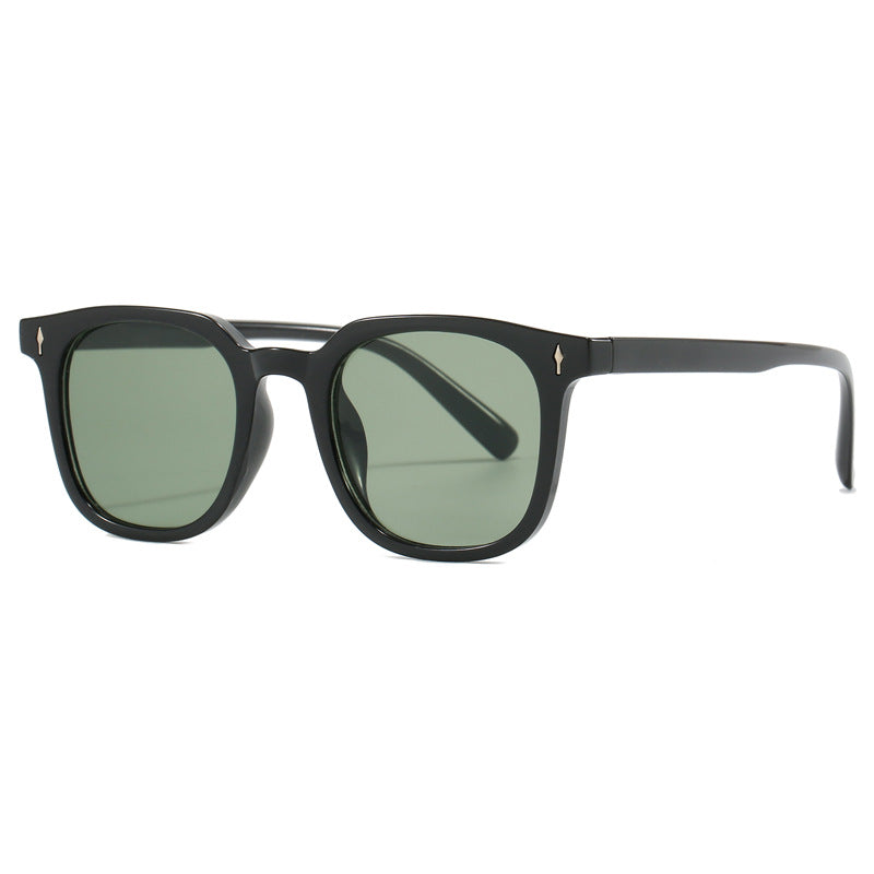 Damen modische quadratische Sonnenbrille mit langlebigem Kunststoffrahmen Karnz