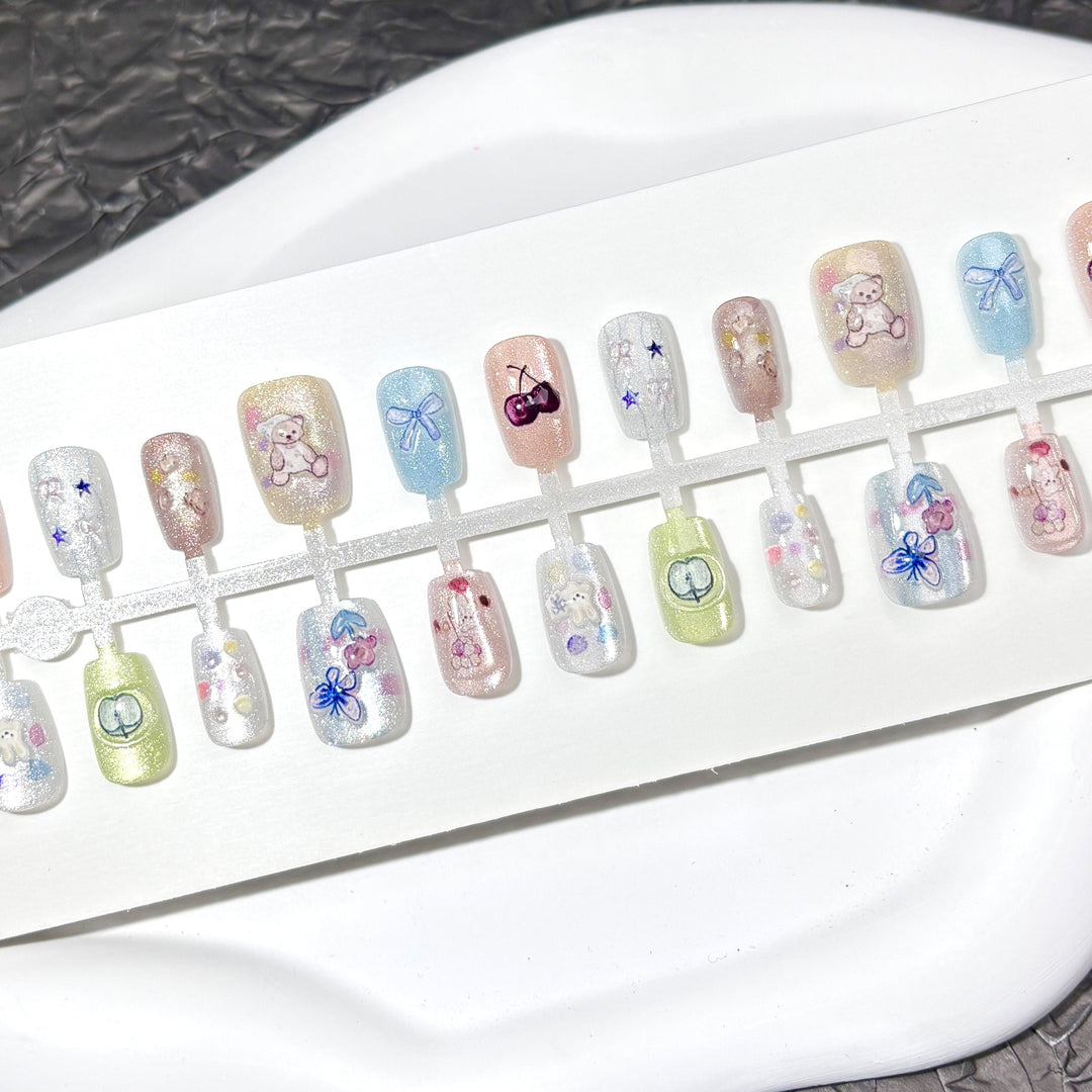Kreatives Press-On Nagelkunst Design Kit