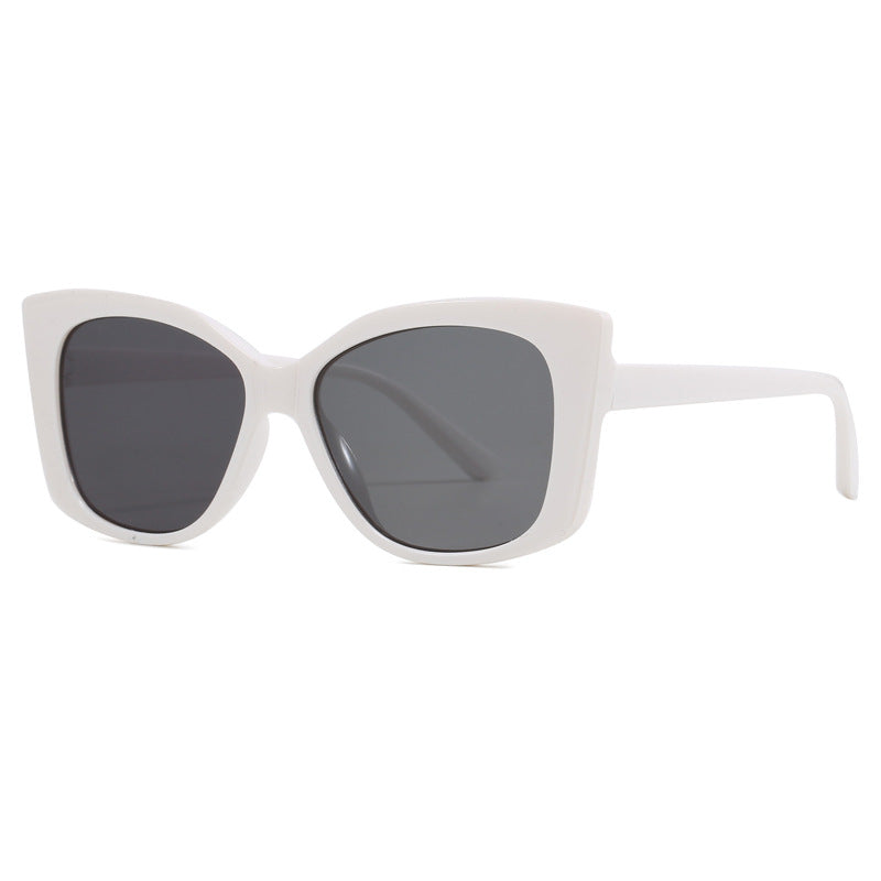 Damen Modische Cat-Eye-Sonnenbrille mit modernem Design Karnz