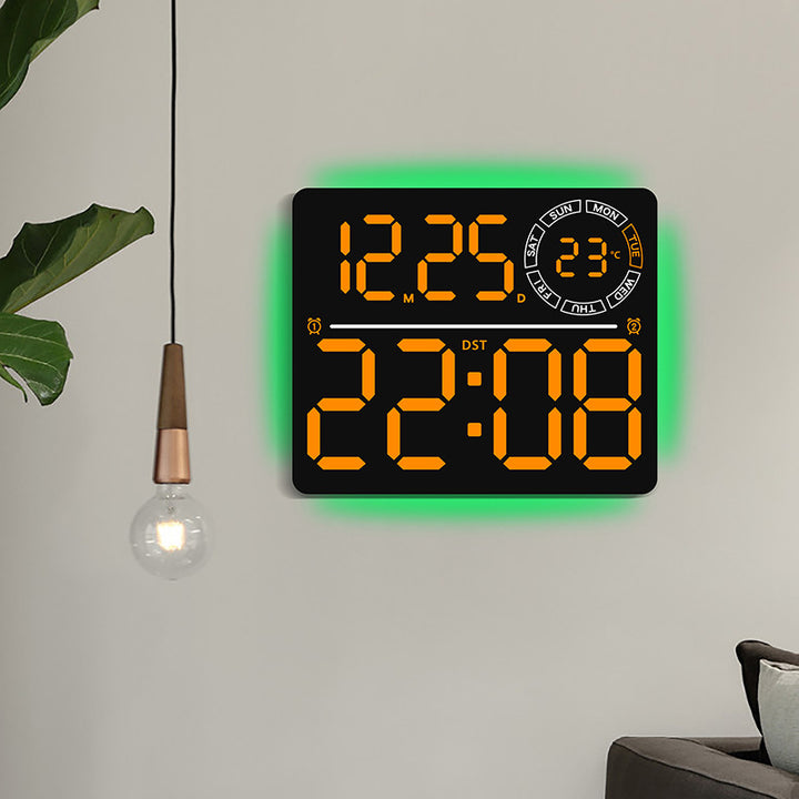 Digitale Wanduhr Karnz