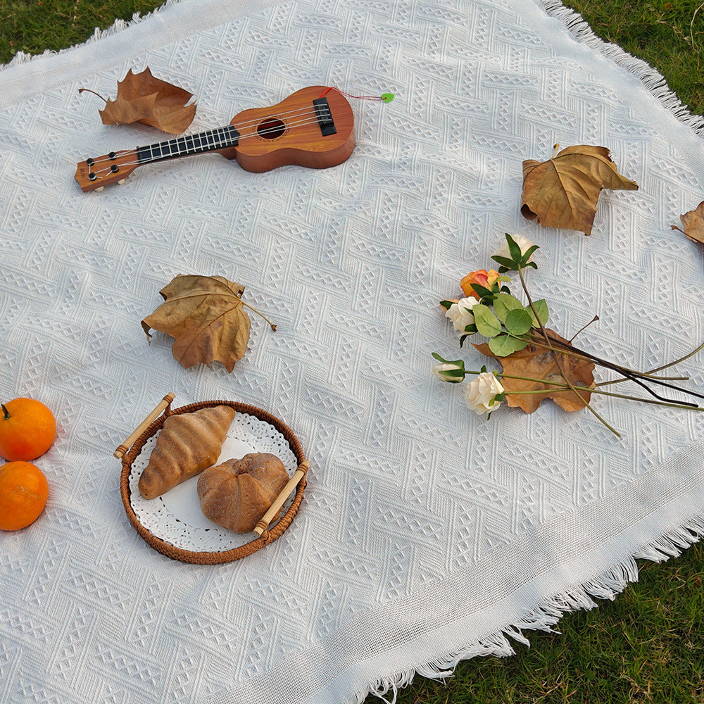 Gemütliche Outdoor-Picknickdecke