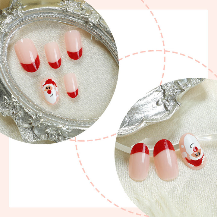 Festliches Press-On Nagelkunst Set Karnz