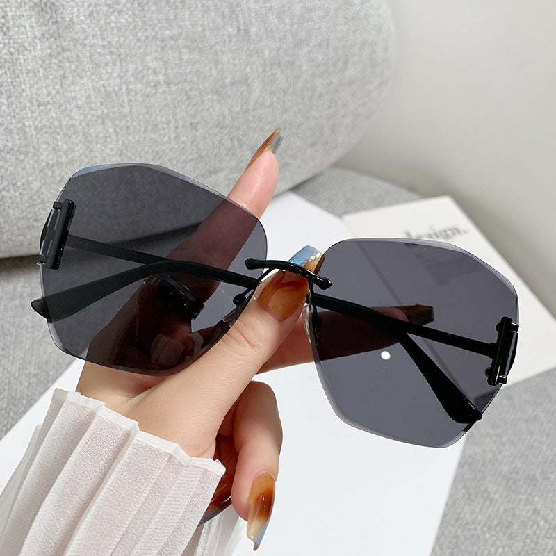 Damen futuristische Quadrat-Sonnenbrille Karnz