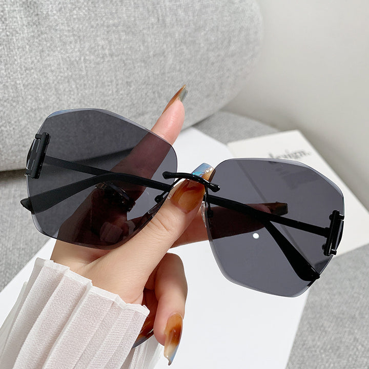 Damen futuristische Quadrat-Sonnenbrille Karnz