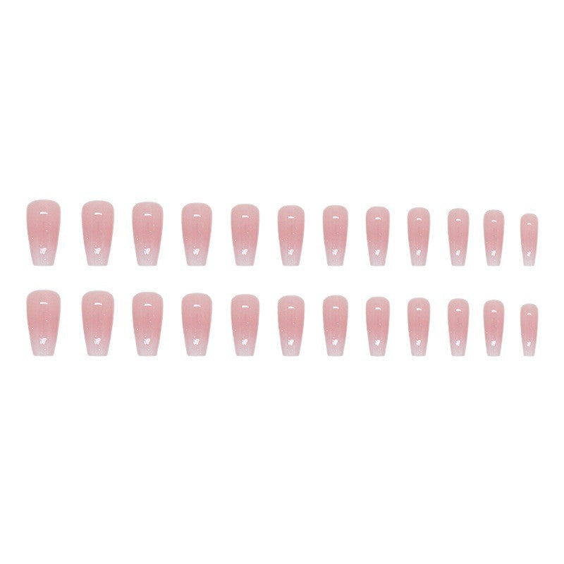 Künstlerisches Press-On-Nagelset mit himmlischem Design Karnz