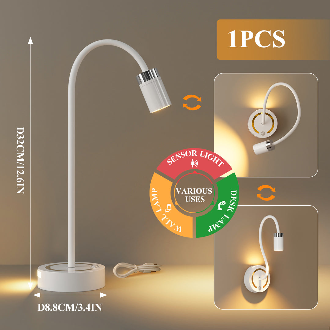 Flexible LED Tisch- und Wandlampe