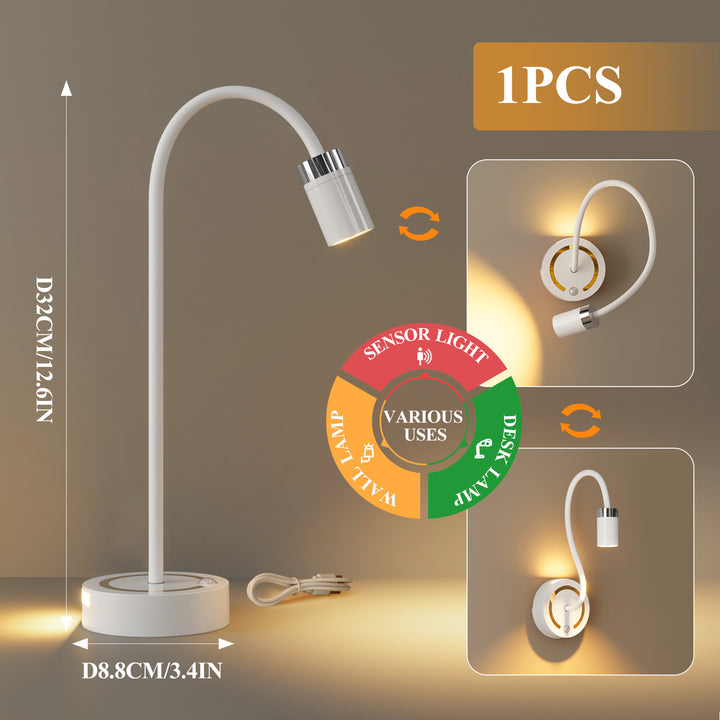 Flexible LED Tisch- und Wandlampe