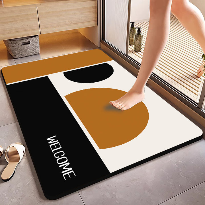 Modern Abstract Badmat Karnz
