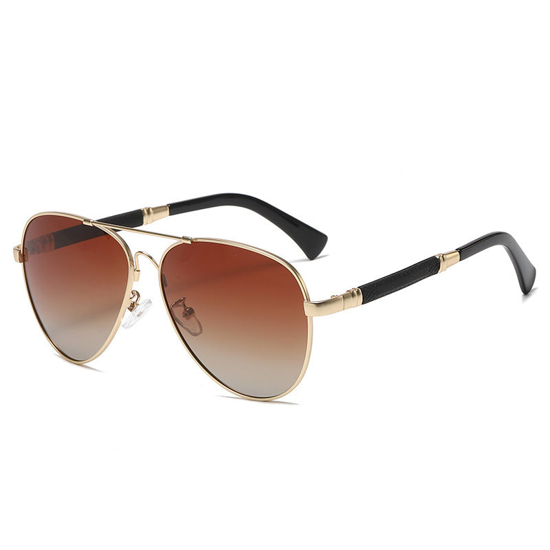 Damen Aviator-Sonnenbrille mit elegantem metallischen Rahmen und UV-Schutz Karnz