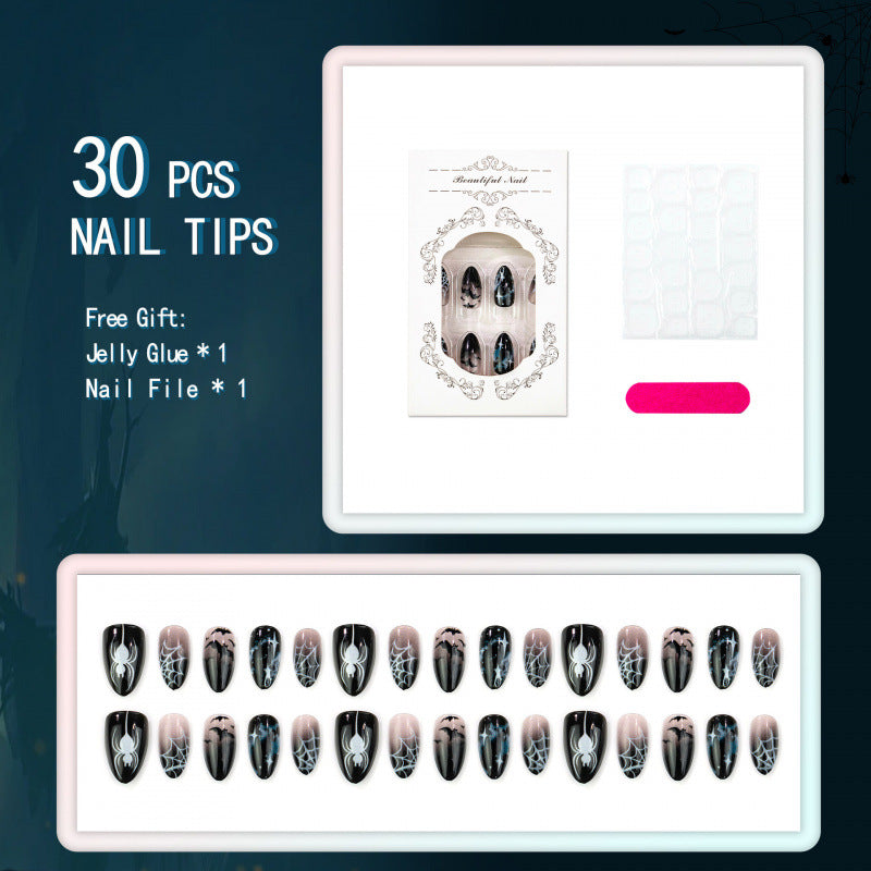Spooky Halloween Themen Press-On Nagelset
