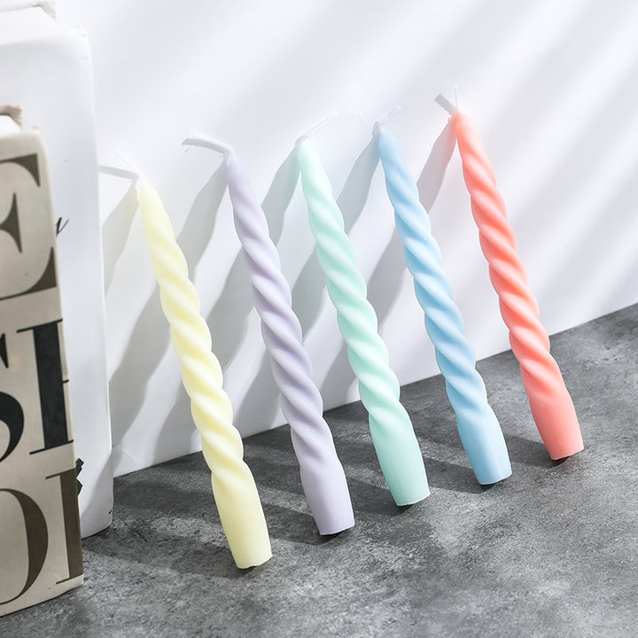 Pressed Glas Sockel Kerzenhalter für Stab- & Säulenkerzen