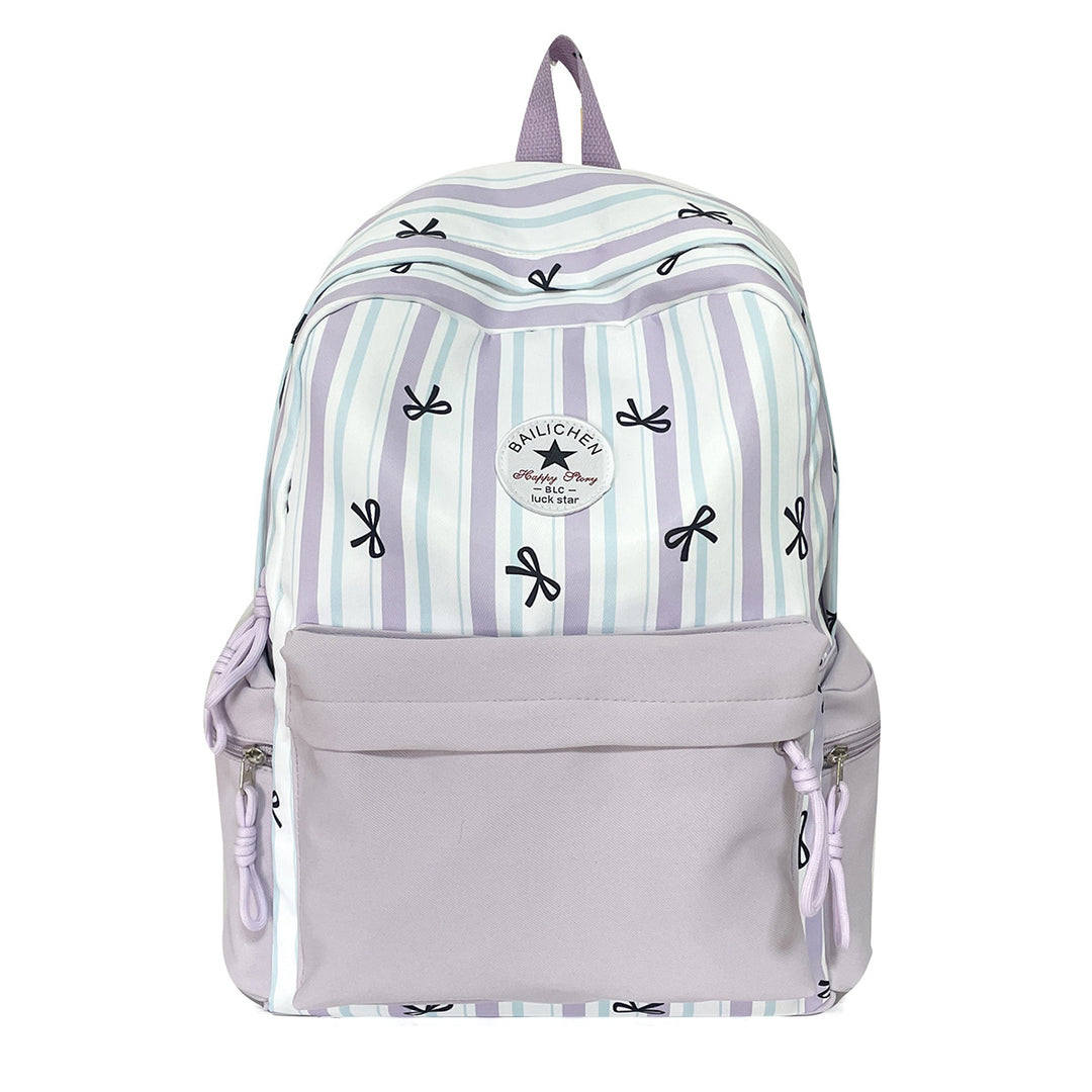 Moderner gestreifter Rucksack