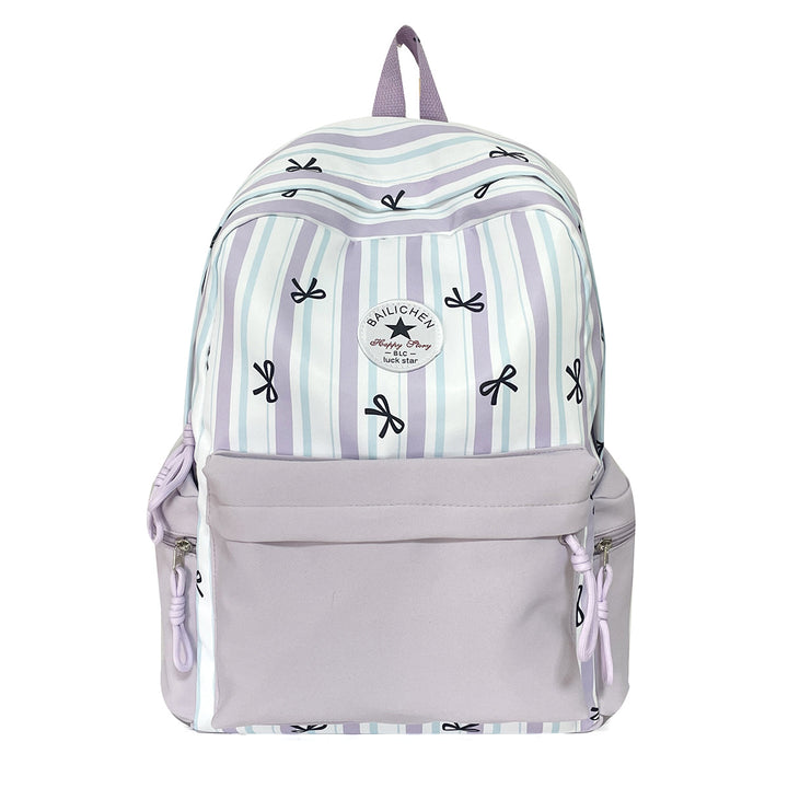Moderner gestreifter Rucksack
