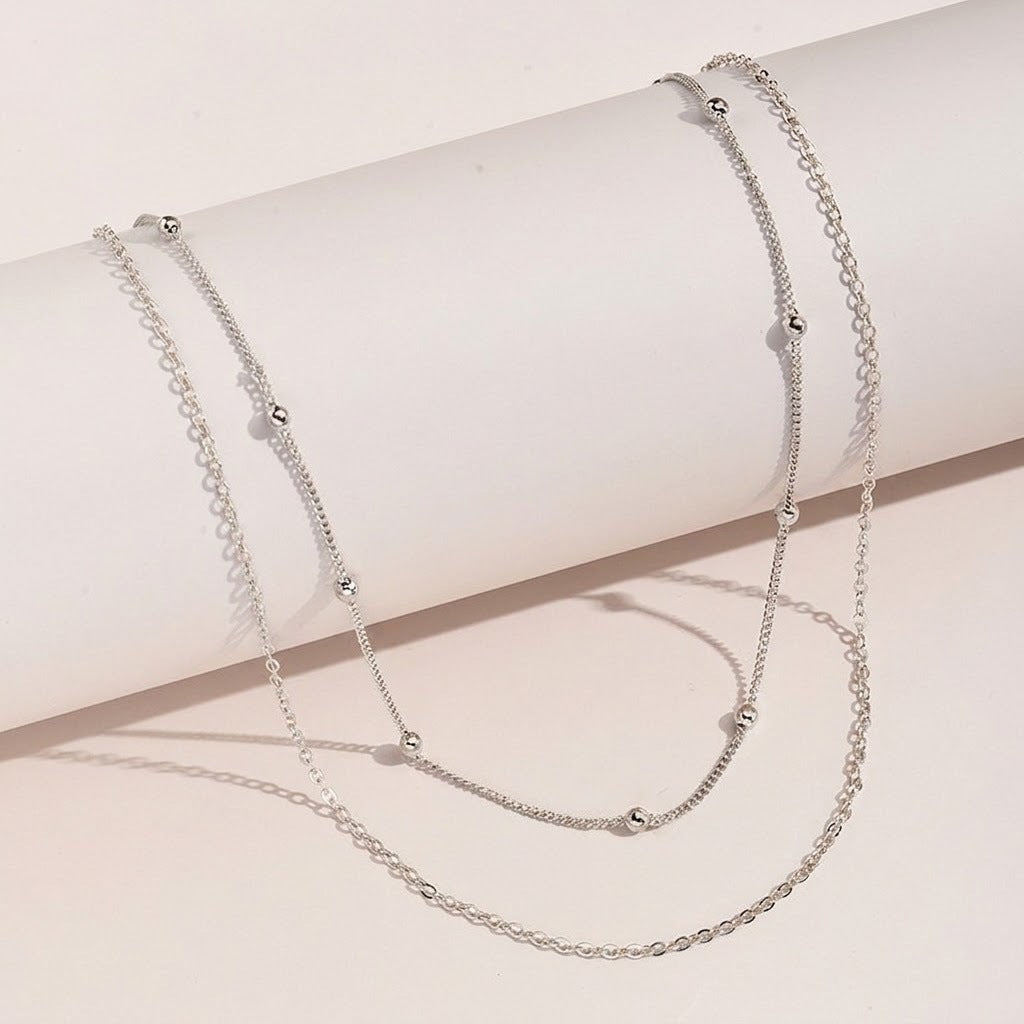 Elegante Schicht-Halskette Karnz