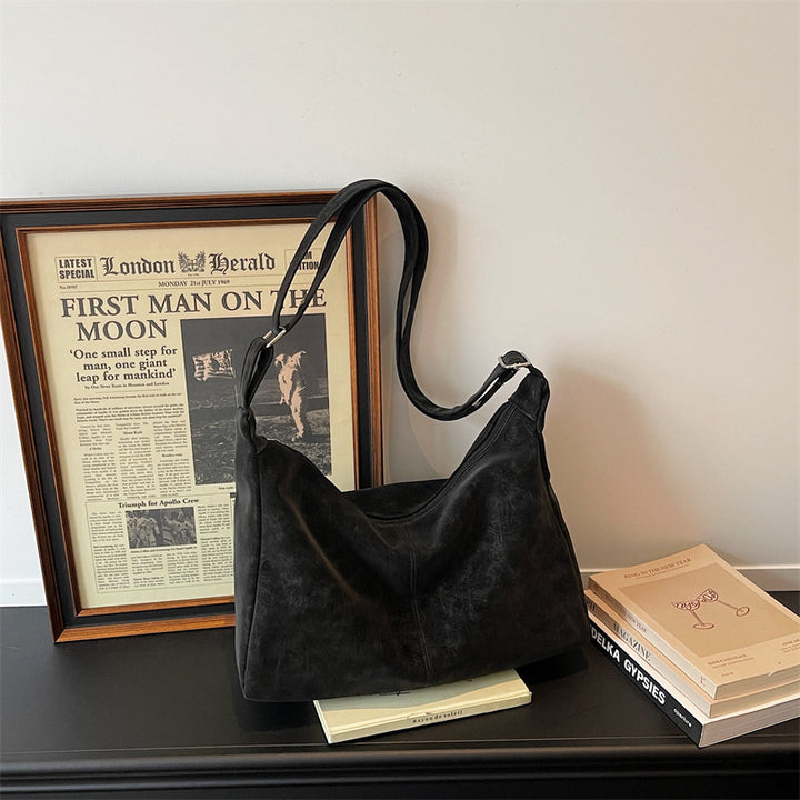 WoSoft Texturiertes Faux-Leder Hobo Bag Karnz