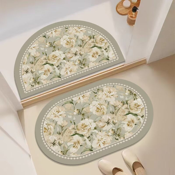 Dekorative Florale Eingangsmatte Karnz
