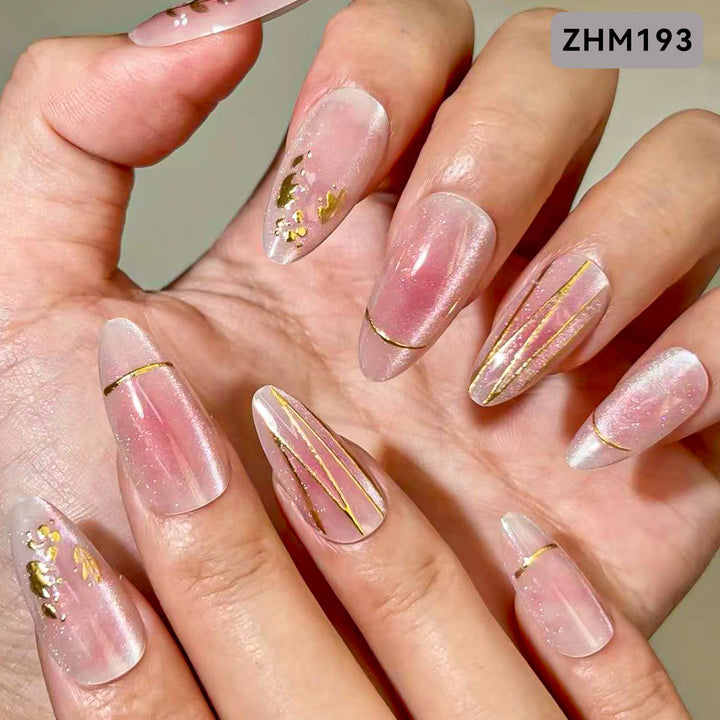 Vielseitiges Press-On Nagelkunst Set Karnz