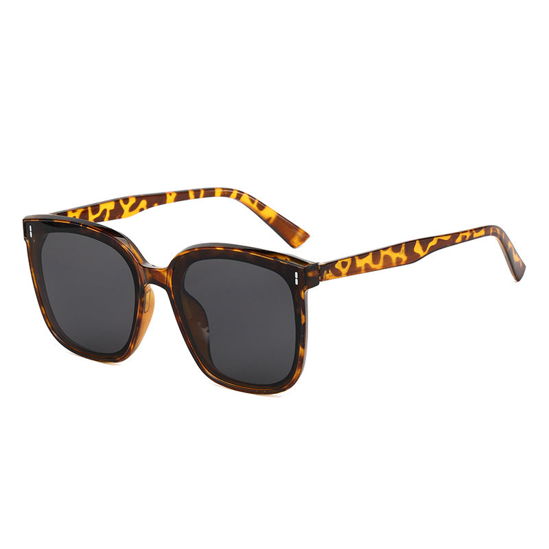Damen Modische Oversized-Sonnenbrille mit durchgehendem Rahmen Karnz