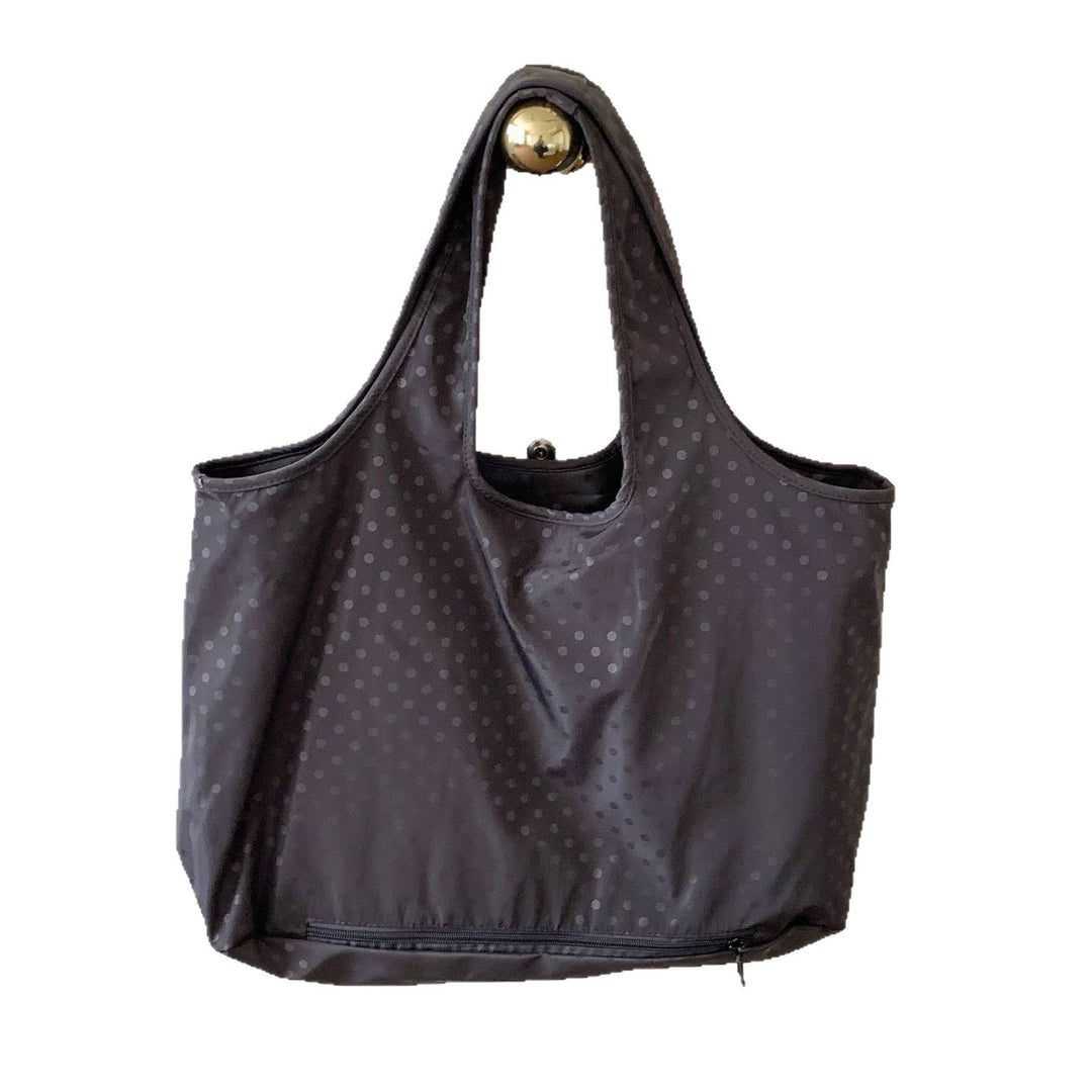 Geräumige Gepunktete Schultertasche