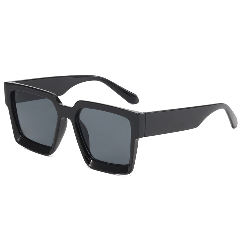 Damen Oversized Sonnenbrille mit modischem Transparentrahmen Karnz