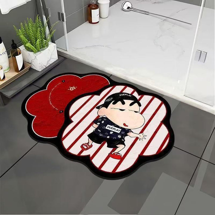 Cartoon-Thema Plush-Badmatte