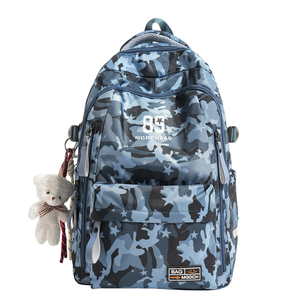 Vielseitiger Camouflage-Rucksack mit Multi-Taschen-Design Karnz