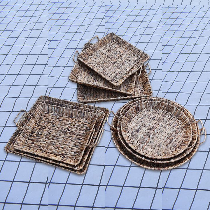 Woven Serving Tray Set Karnz