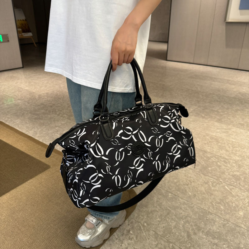 Stylische Blumenprint-Wochenend-Duffle-Tasche Karnz