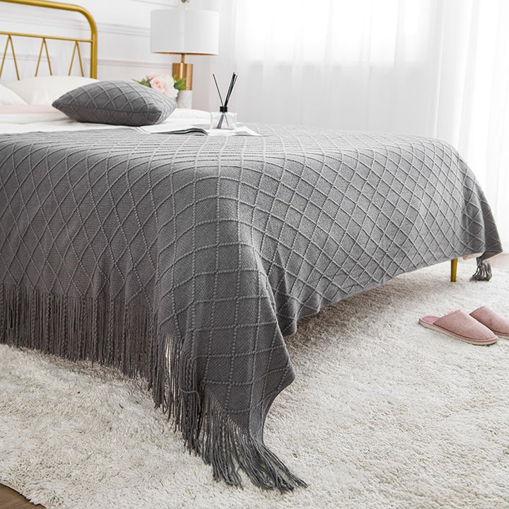 Gemütliche dekorative Wurfdecke