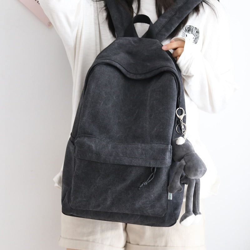 Weicher Canvas Alltags-Rucksack Karnz