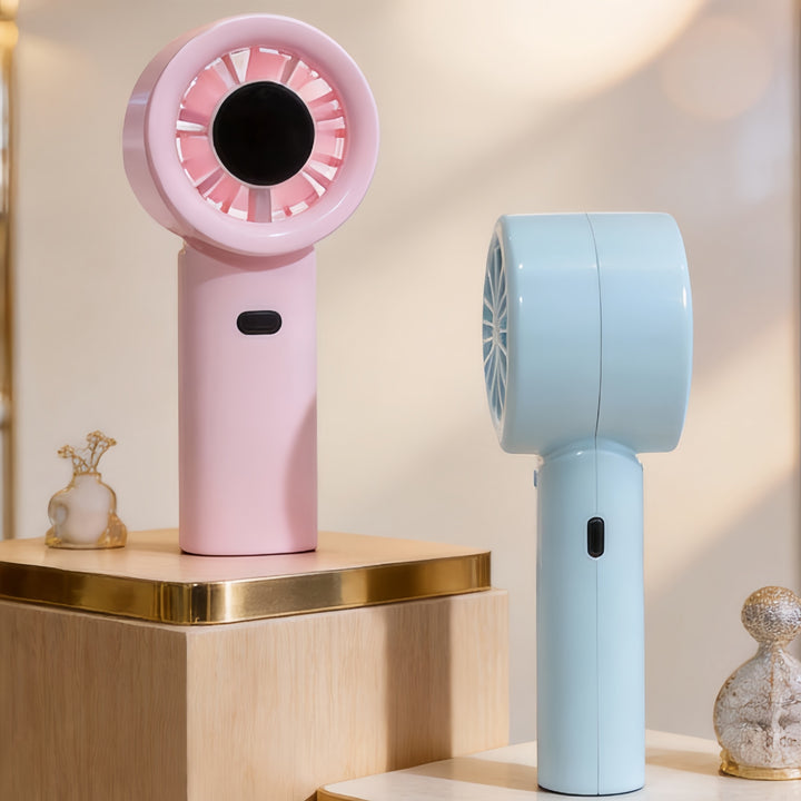 Damen Tragbarer Mini-Ventilator mit USB-Ladefunktion und flexiblem Design Karnz