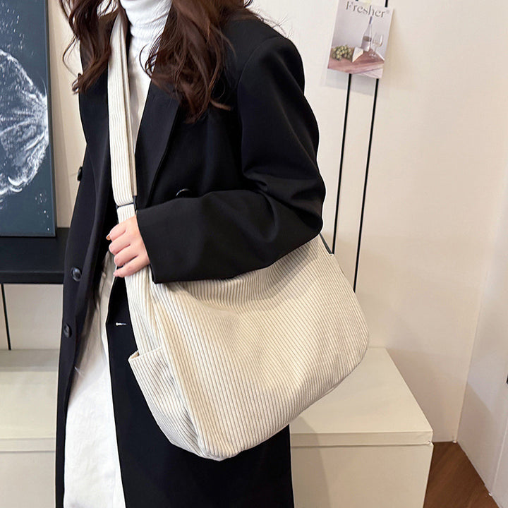 Weicher Stoff Crossbody Tote Karnz