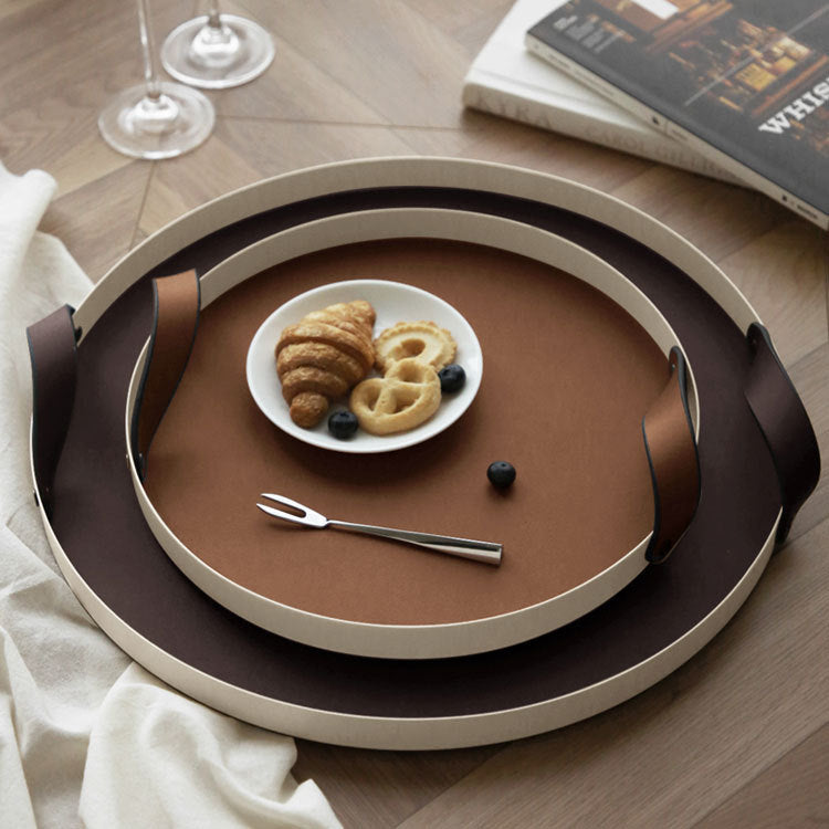Elegante runde Servierplatte