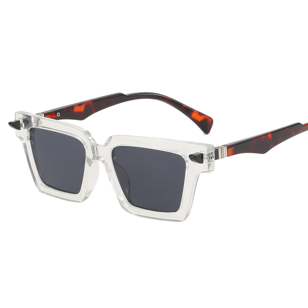 Damen modische Sonnenbrille mit einzigartigen geometrischen Akzenten Karnz